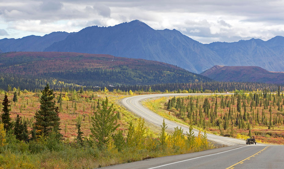 Motorhome Routen in Alaska