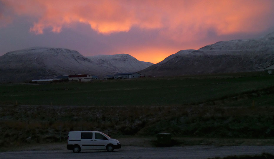 Campervan Nacht Iceland