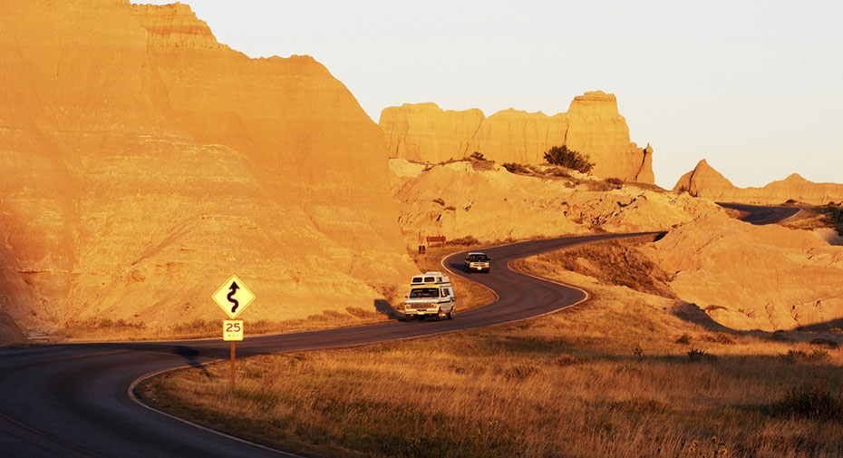 Motorhome Badlands Nationalpark