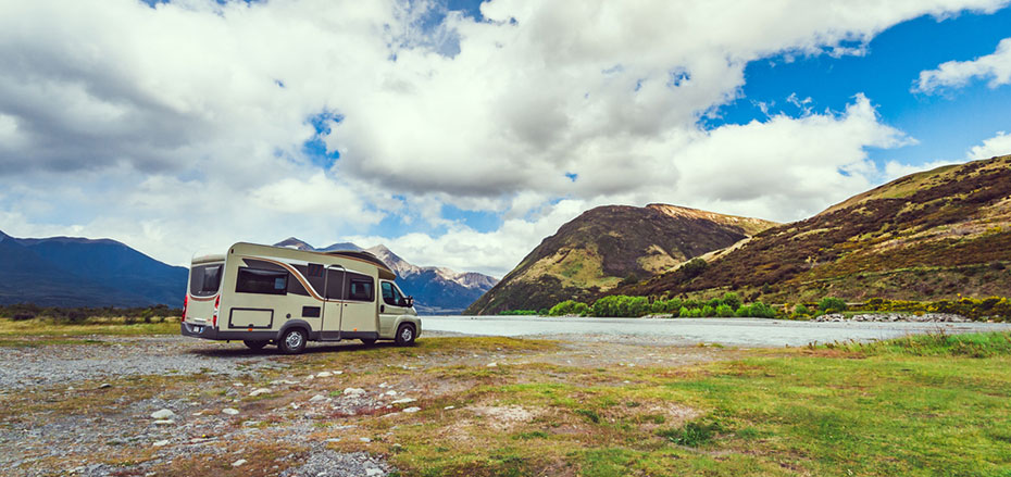 Neuseeland Motorhome Berglandschaft